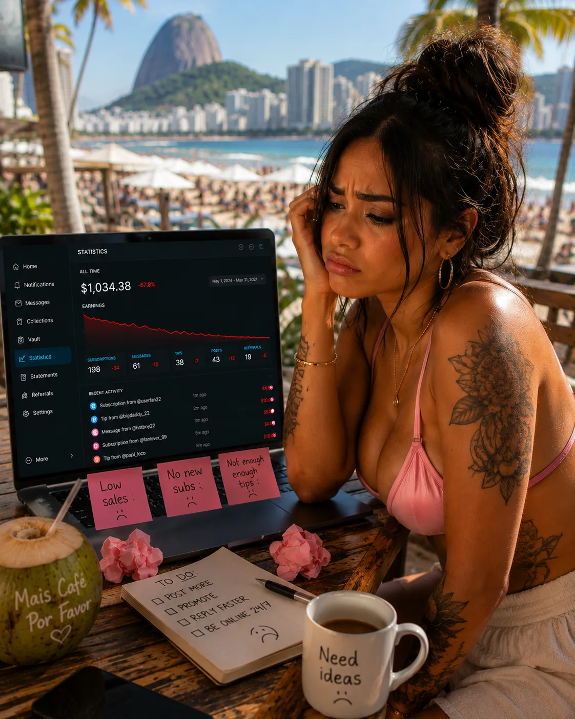 Creator overwhelmed by DMs