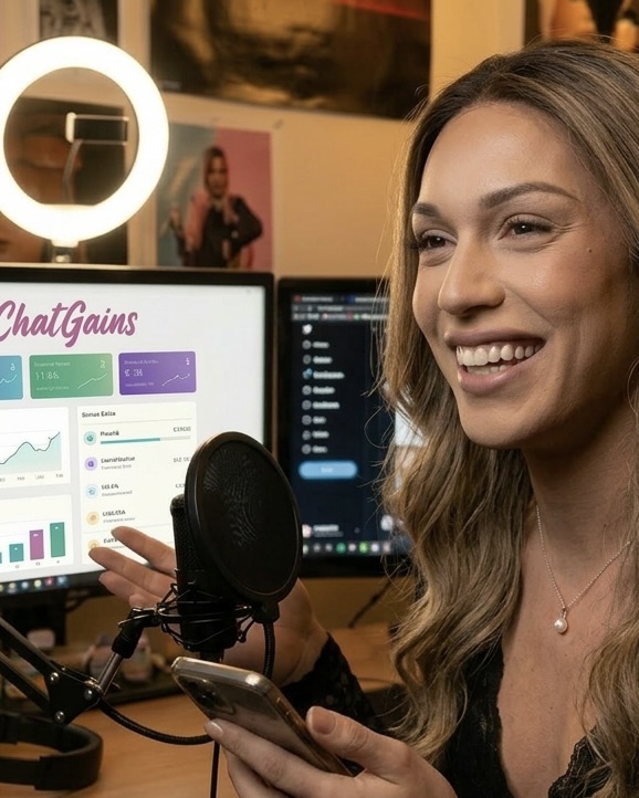 trans creator happy with chatters